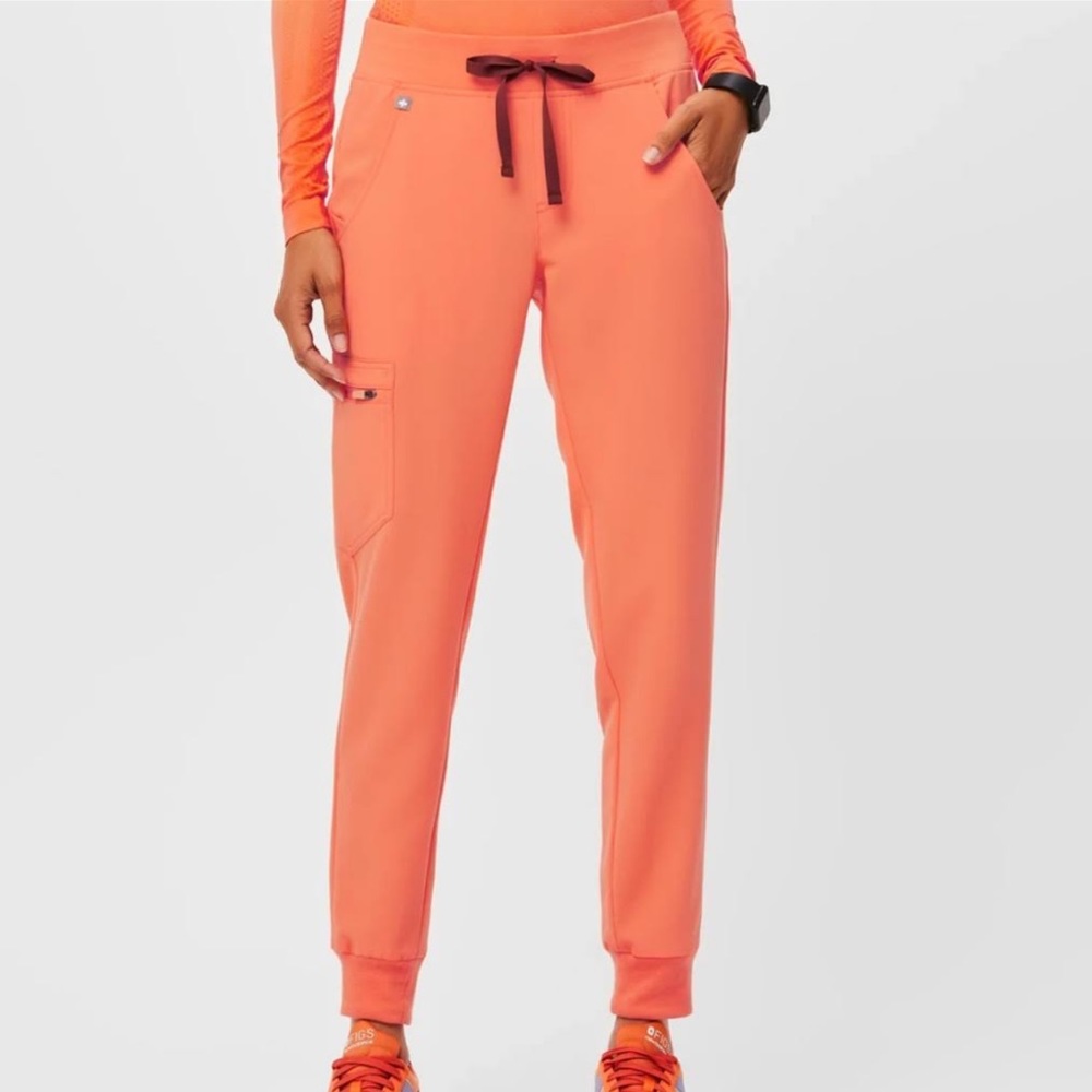 Sunset Orange Zamora Joggers Figs XSP